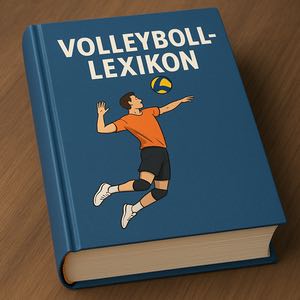 Ett volleyboll-lexikon som ligger på ett bord