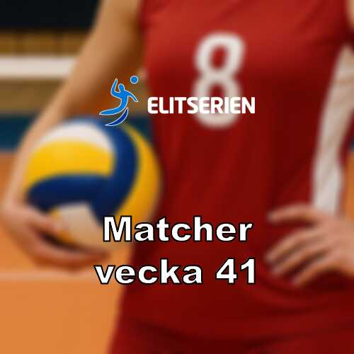 Vecka 41 i elitserien damer omgang 2 med fem matcher