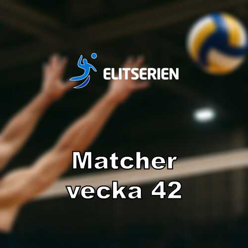 Vecka 42 i elitserien herrar omgang 4 och 2 med tidigt toppmote
