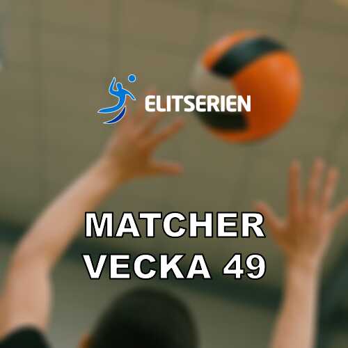 Vecka 49 i elitserien damer grundserieomgang 8 formar laget
