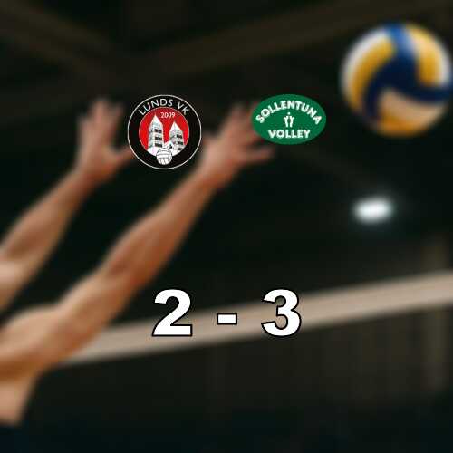 Sollentuna vann femte raka efter fem set i lund